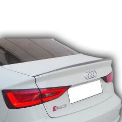 Audi A3 Sedan M3  Uyumlu Yedek Parça Spoiler Plastik Boyalı