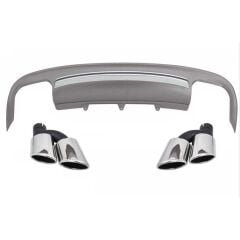 Audi S5 2013-2016 Uyumlu Yedek Parça Difüzör Egzoz Seti - Sedan