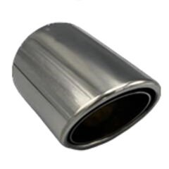 Üniversal Krom Egzoz Ucu Açılı Çıkış Double 101x125 700-005G