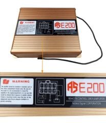 AS E200 Amplifikatör 200W Kablosuz Elekronik Siren Ünitesi ve Megafon