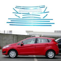 Ford Uyumlu Yedek Parça Fiesta Cam Çıtası Nikelaj Tamtur