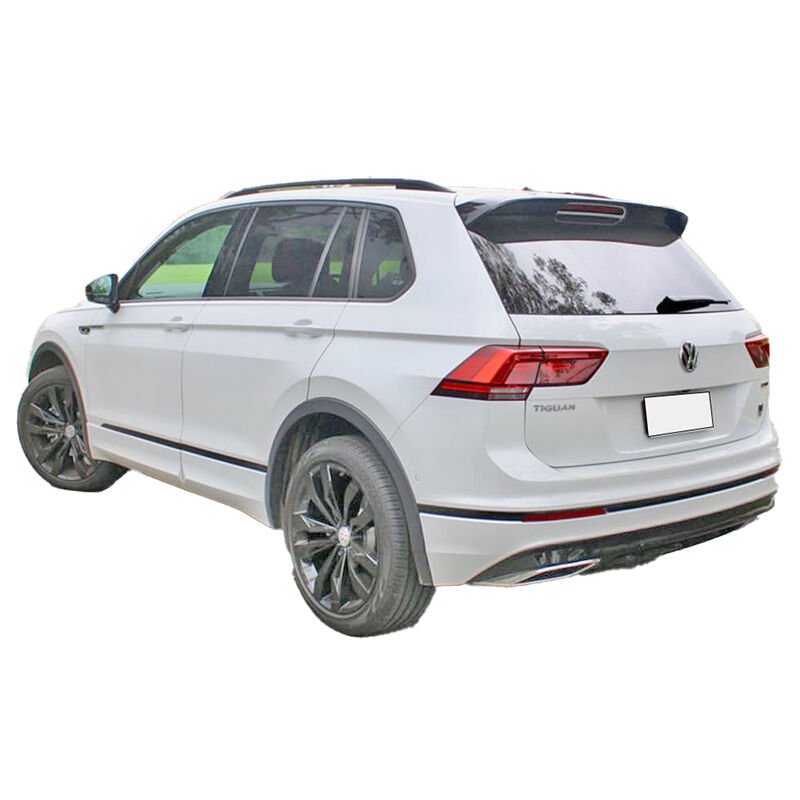 Volkswagen Tiguan Uyumlu Yedek Parça Yeni Kasa R-Line Spoiler Boyasız Fiber