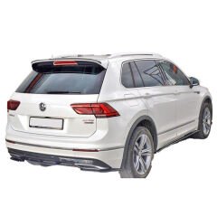 Volkswagen Tiguan Uyumlu Yedek Parça Yeni Kasa R-Line Spoiler Boyasız Fiber