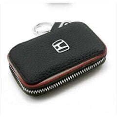 Honda Uyumlu Yedek Parça Fermuarlı Deri Anahtar Kabı