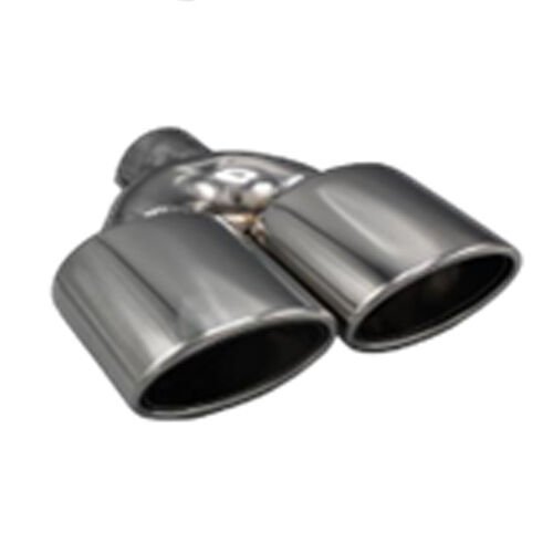 Üniversal Krom Egzoz Ucu Oval Çift Çıkış 80x120/125 800-026