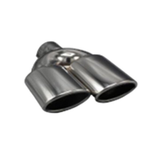 Üniversal Krom Egzoz Ucu Oval Çift Çıkış Sağ 60x105/125 800-033L