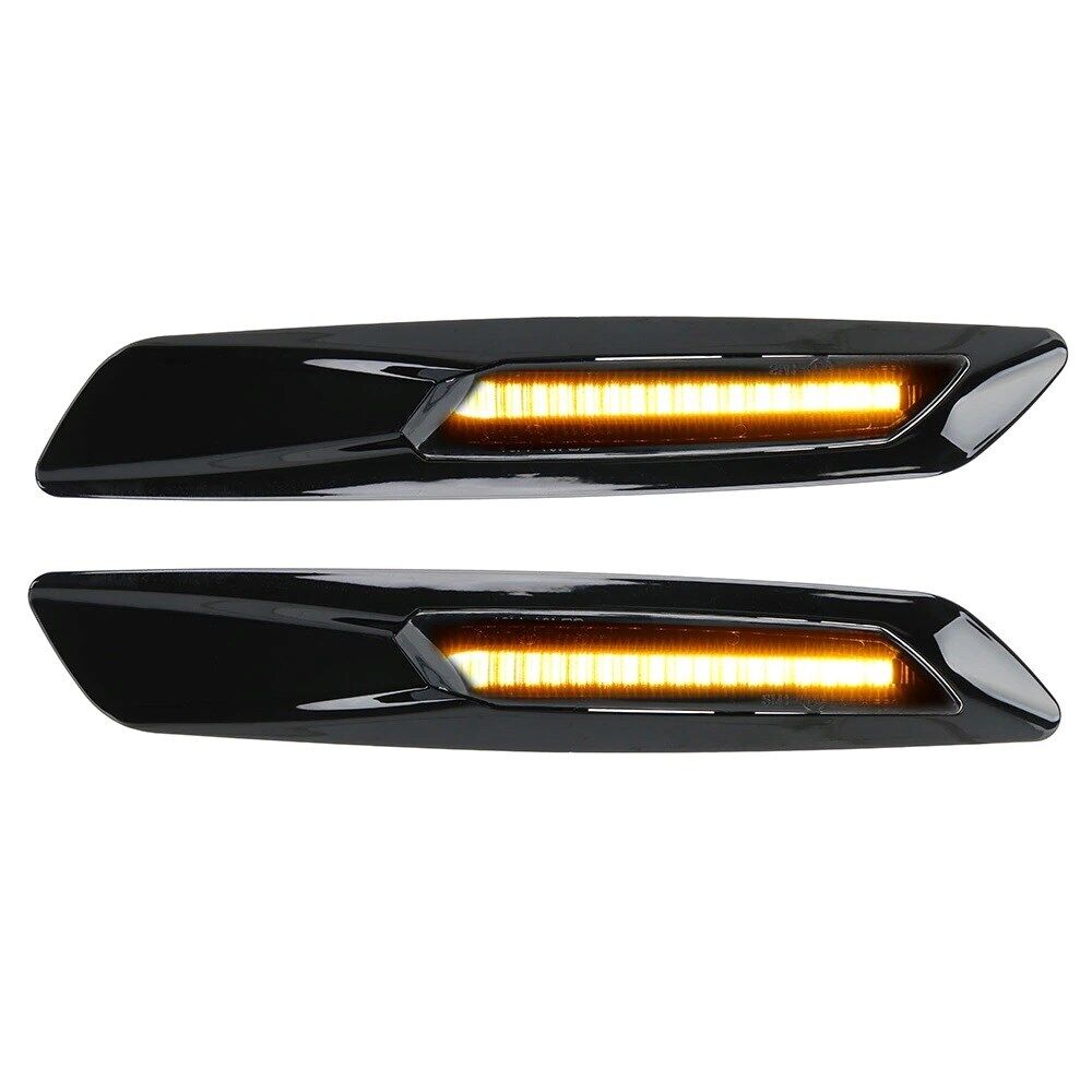 Bmw E60 E90 Uyumlu Yedek Parça Füme Çamurluk Led Sinyal