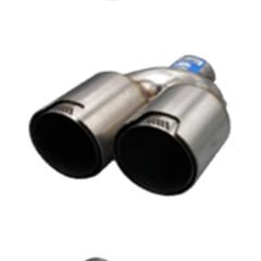 Üniversal Krom Bmw M Egzoz Ucu Düz Çift Çıkış Sol 101x110 800-037MR