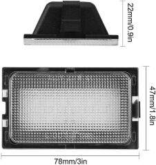 Range Rover Sport (L320) 2005-2013 Uyumlu Yedek Parça Oem Plaka Ledi