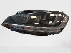 Volkswagen Golf 7 Uyumlu Yedek Parça U Led Far Silver Hareketli