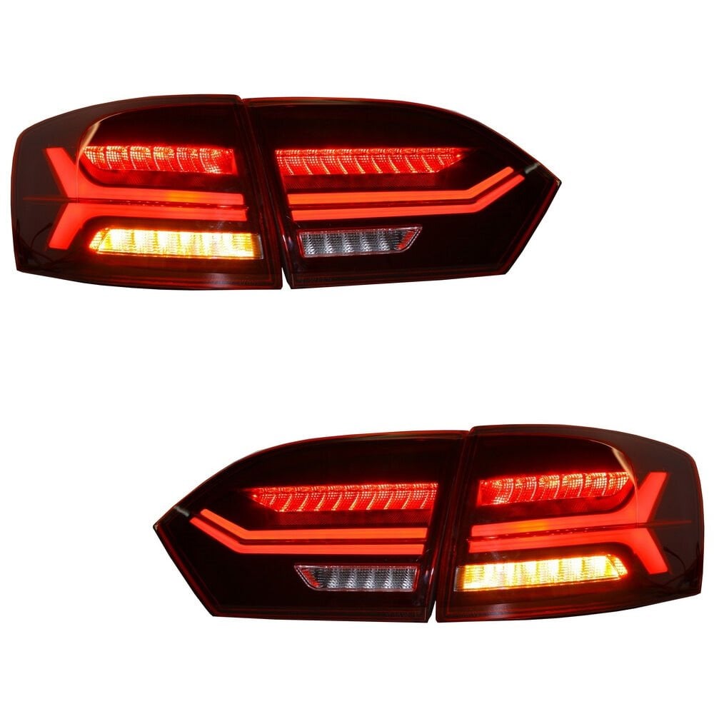 Volkswagen Jetta Mk6 VI 2012-2014 Uyumlu Yedek Parça Dinamik Akan Dönüş Sinyalli Stop