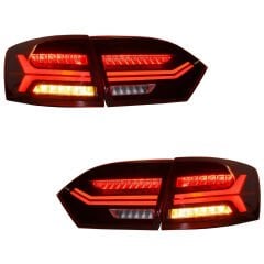 Volkswagen Jetta Mk6 VI 2012-2014 Uyumlu Yedek Parça Dinamik Akan Dönüş Sinyalli Stop