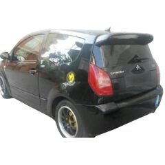 Citroen C2 Uyumlu Yedek Parça  Cam Destekli Spoiler Boyasız