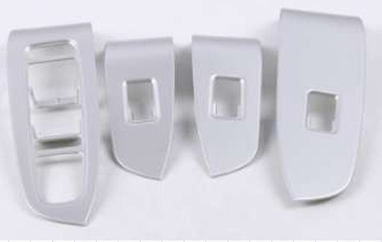 Honda Civic Uyumlu Yedek Parça 2022 Cam Düğme Kaplama - Silver