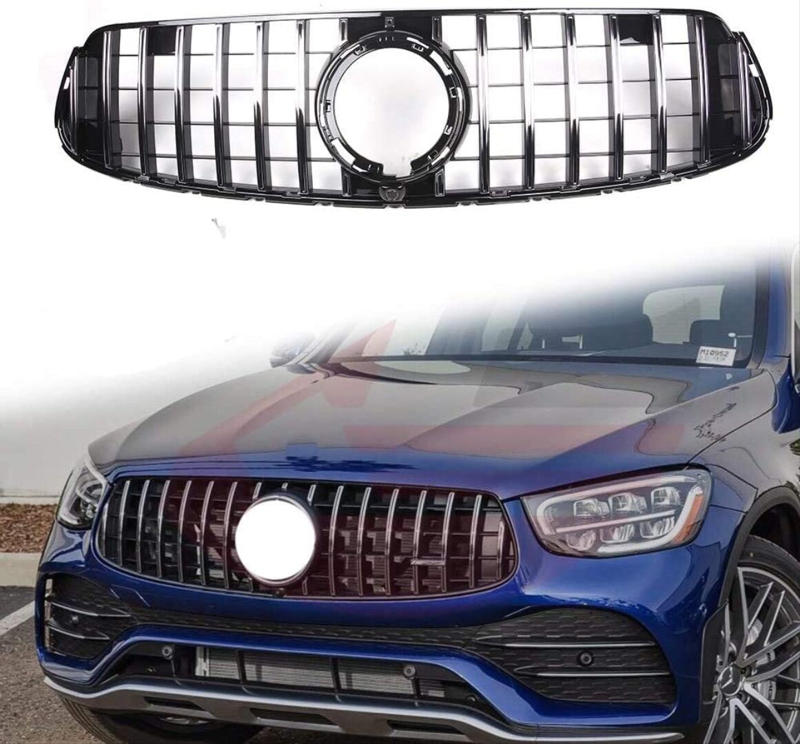 Mercedes X253 2019+ Uyumlu Yedek Parça GLC GTR Kromlu Panjur