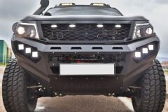 Nissan Navara 2019-2021 Off Road Uyumlu Yedek Parça Çelik Ön Tampon Koruma AQM4WD