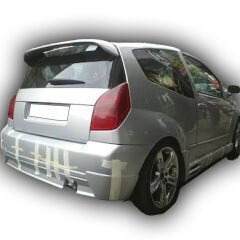 Citroen C2 Uyumlu Yedek Parça  Arka Tampon Giydirme Boyasız