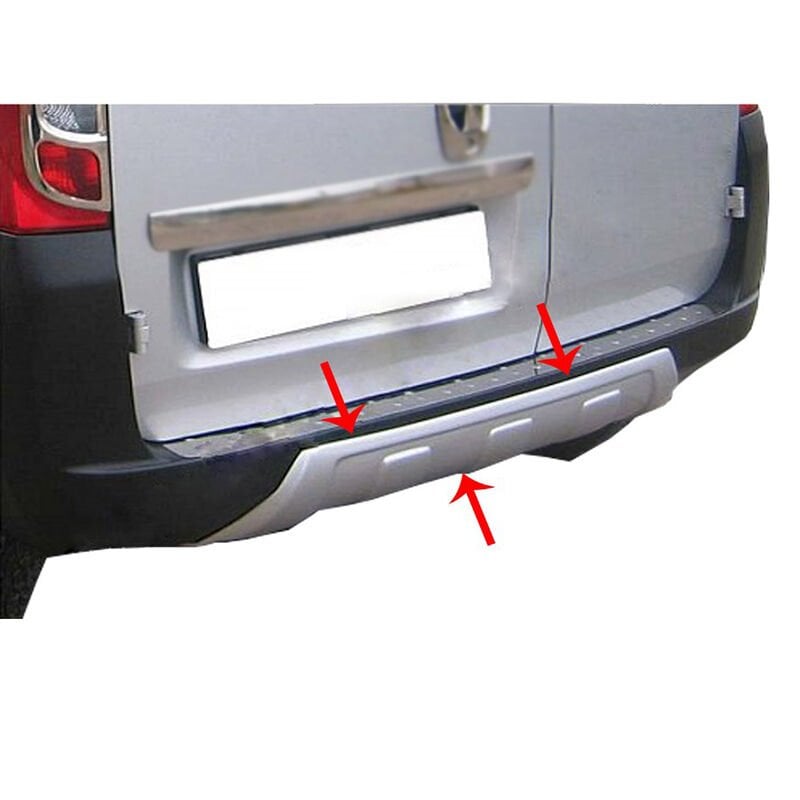 Peugeot Bipper Uyumlu Yedek Parça  Arka Difüzör Boyalı