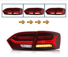Volkswagen Jetta Uyumlu Yedek Parça 2012-2018 Led Stop (Audi Stil)