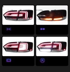 Volkswagen Jetta Uyumlu Yedek Parça 2012-2015 Smoke Led Stop