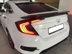 Honda Civic Fc5 Uyumlu Yedek Parça 2016-2021 Hareketli Led Stop Smoke