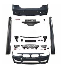 BMW 3 Serisi F30 2012+ İçin Uyumlu Yedek Parça M3 Görünümlü Body Kit (Ön-Arka-Yan Ekler-)