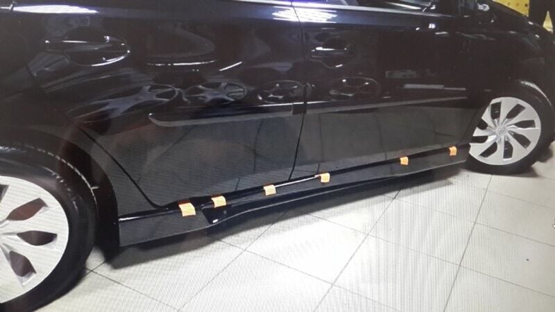 Toyota Auris 2010-2012 Uyumlu Yedek Parça Makyajlı Marşpiyel Boyalı