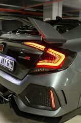 Honda Civic Fc5 Uyumlu Yedek Parça 2016-2021 Omurga Led Stop Smoke