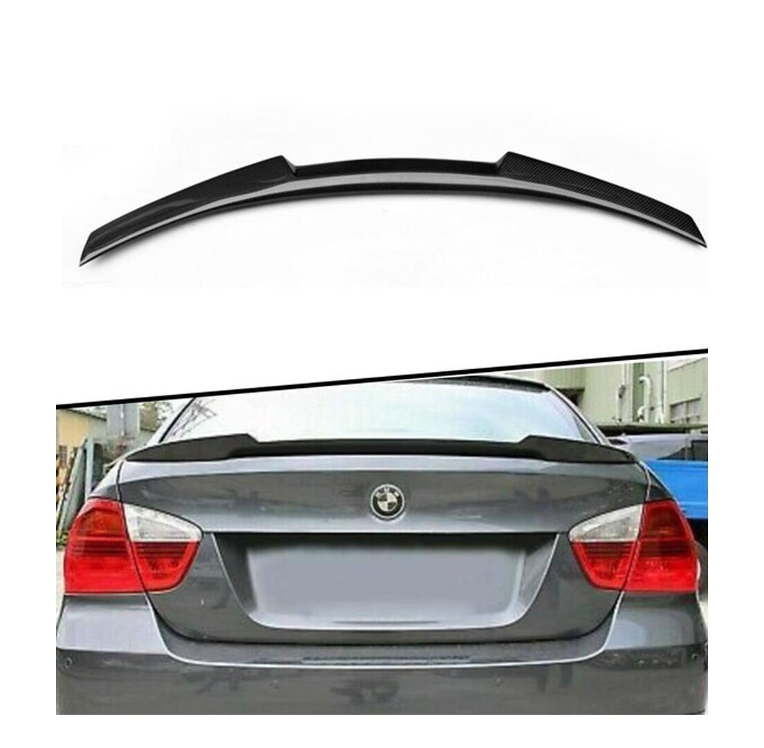 BMW E90 Uyumlu Yedek Parça M4 Spoiler Boyasız Plastik