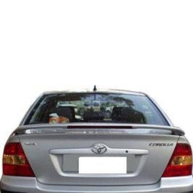 Toyota Corolla Sedan 2005-2007 Uyumlu Yedek Parça Işıklı Spoiler Boyalı