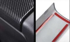 Mercedes W177 A Serisi 2019+ Uyumlu Yedek Parça Kol Dayama Kaplama - Karbon