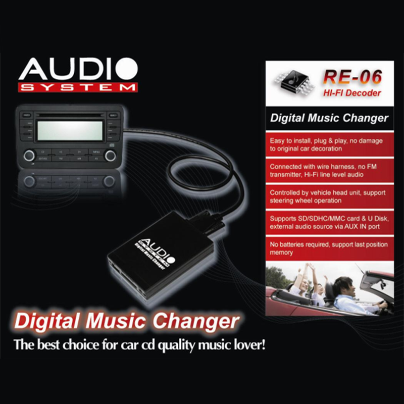 Audio System Renault Teybine Usb Sd Aux Uyumlu Yedek Parça  Adaptörü REN8