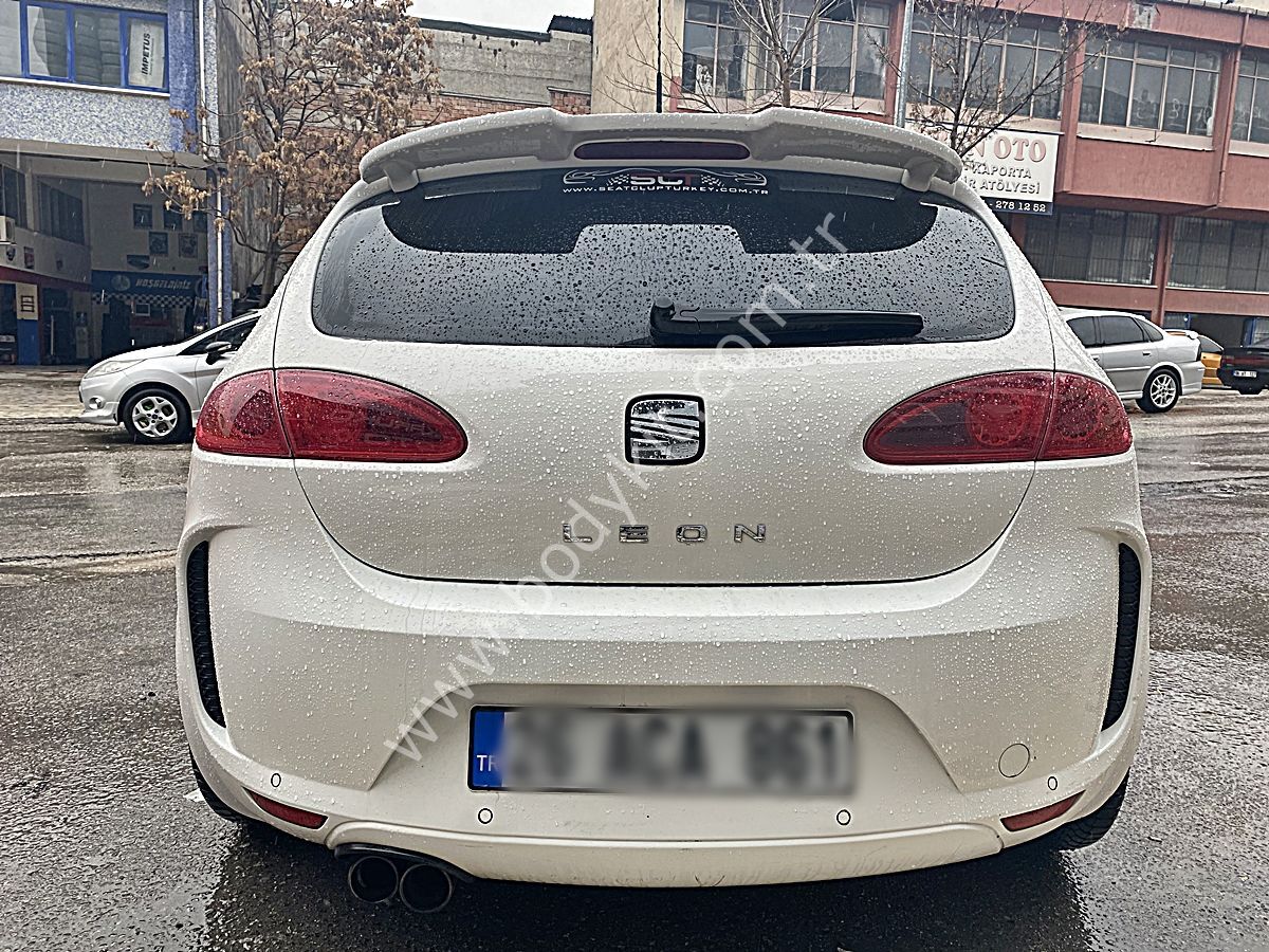Seat Leon 2 Uyumlu Yedek Parça Makyajsız Kasa Spoiler
