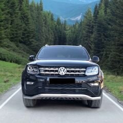 Mercedes X Class 2017+ Uyumlu Yedek Parça Off Road Saclı Ön Koruma Ön Tampon Koruma Demiri Krom GloPlus AQM4WD PST21