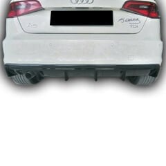 Audi A3 2013 Sonrası Uyumlu Yedek Parça HB Arka Difüzör Boyasız