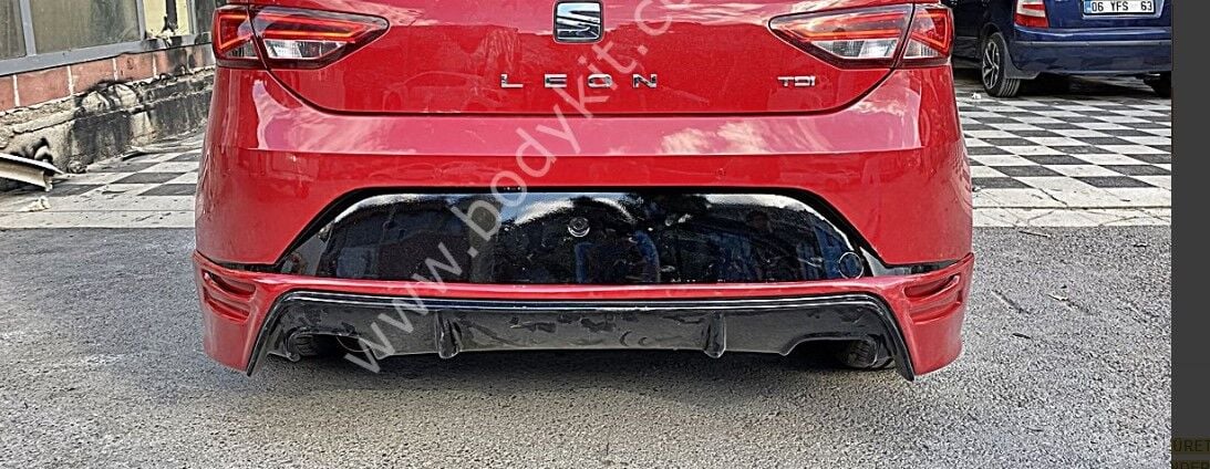 Seat Leon 3 Style Uyumlu Yedek Parça Arka Tampon Eki