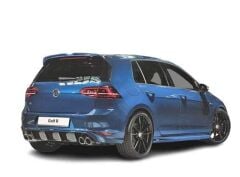 Volkswagen Golf 7 Uyumlu Yedek Parça  Oettinger Style Plastik Arka Tampon Eki