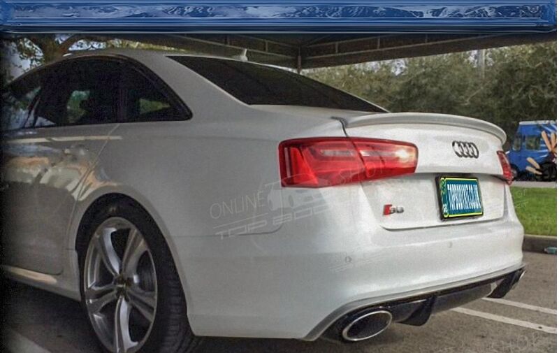 Audi A6 C7 Kasa  Uyumlu Yedek Parça  Anatomik Spoiler Boyasız