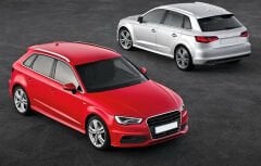 Audi A3 V8 2012-2020 OEM Uyumlu Yedek Parça Tavan Çıtası / Gümüş