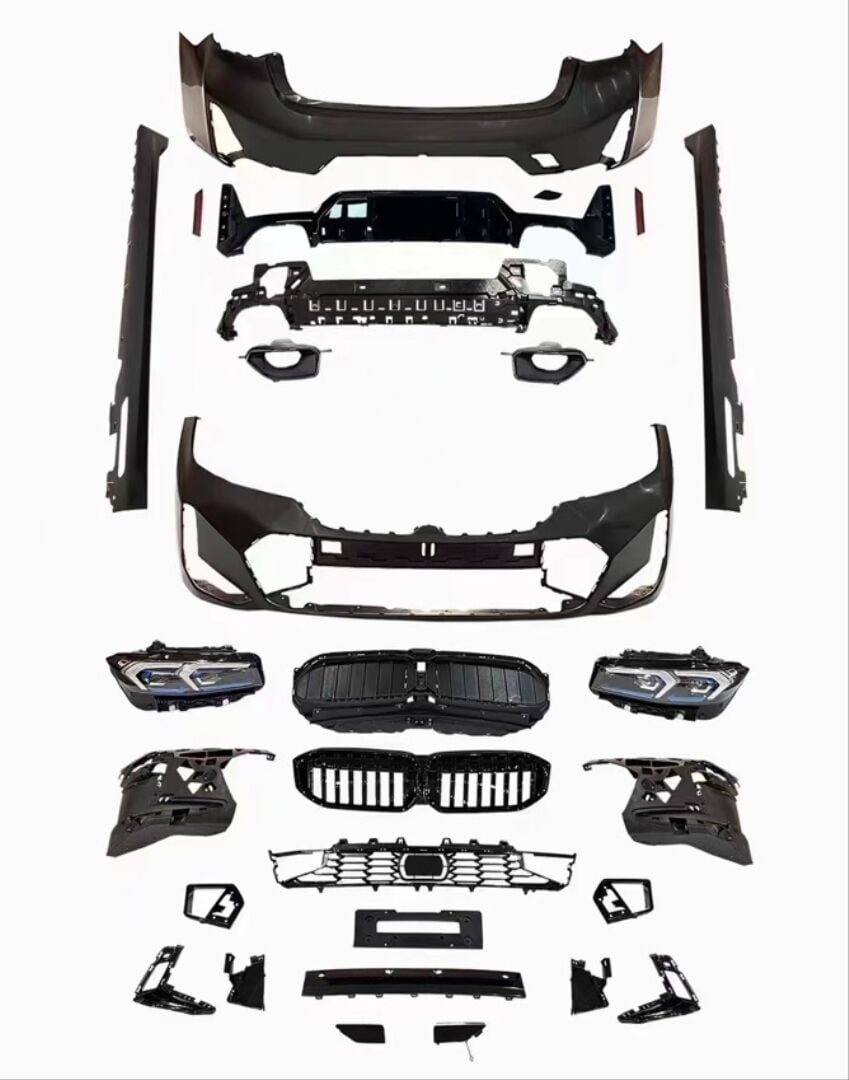 Bmw 3 Serisi 2019+ G20 İçin 2022 + Facelift Body Kit (Ön-Arka-Yan-Panjur-Egzoz-Far)