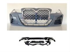 Bmw 3 Serisi G20 İçin Uyumlu Yedek Parça G22 Dönüşüm Body Kit (Krom Çerçeveli)