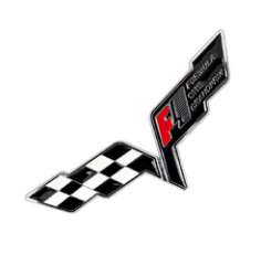 Chevrolet Corvette Uyumlu Yedek Parça F1 Metal Bagaj Logosu