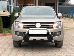 Toyota Revo 2006+ Uyumlu Yedek Parça Off Road Krom Poliüretan Ön Koruma Ön Tampon Koruma Demiri Amazonplus AQM4WD PWT15