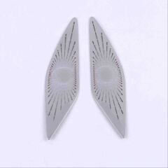 Volkswagen Golf 8 Uyumlu Yedek Parça Harman KardonTweeter Kaplama- Sılver  (Life,Style,Impression Paket için)