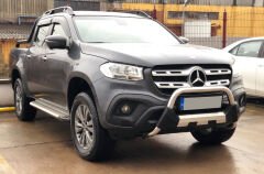 Mercedes X-Class 2017+ Uyumlu Yedek Parça Off Road Krom Poliüretan Ön Koruma Ön Tampon Koruma Demiri Amazonplus AQM4WD PWT15