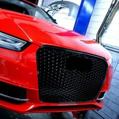 Audi A4 2012-2015 İçin Uyumlu Yedek Parça Panjur RS4 - Siyah