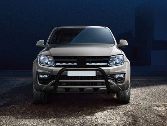 Volkswagen Amarok 2010+ Uyumlu Yedek Parça Off Road Siyah Ön Koruma Ön Tampon Koruma Demiri Dinamic Plus AQM4WD PWT22