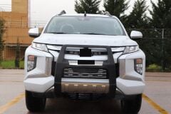 Nissan Navara 2006+ Off Road Uyumlu Yedek Parça Poliüretan Ön Koruma Ön Tampon Koruma Demiri Pasific Plus AQM4WD PQT02