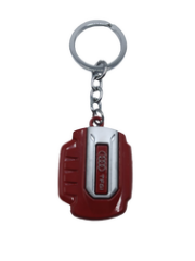 Audi  Uyumlu Yedek Parça Logolu Kırmızı Anahtarlık