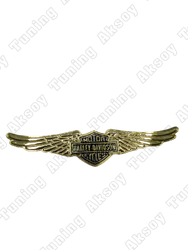 Harley Davidson Bagaj Logosu Altın Sarısı